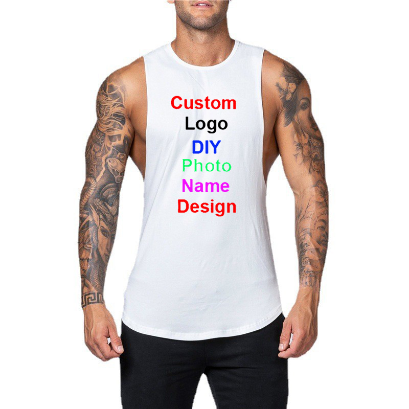 DIY Customized Logo Brand Gym  - đánh giá và giá Tank Top Muscle
