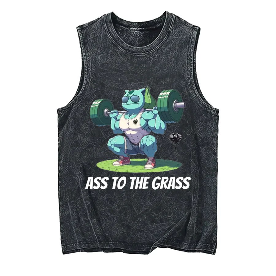 2026 Pokemon Pikachu Acid Wash - đánh giá và giá Tank Top Muscle