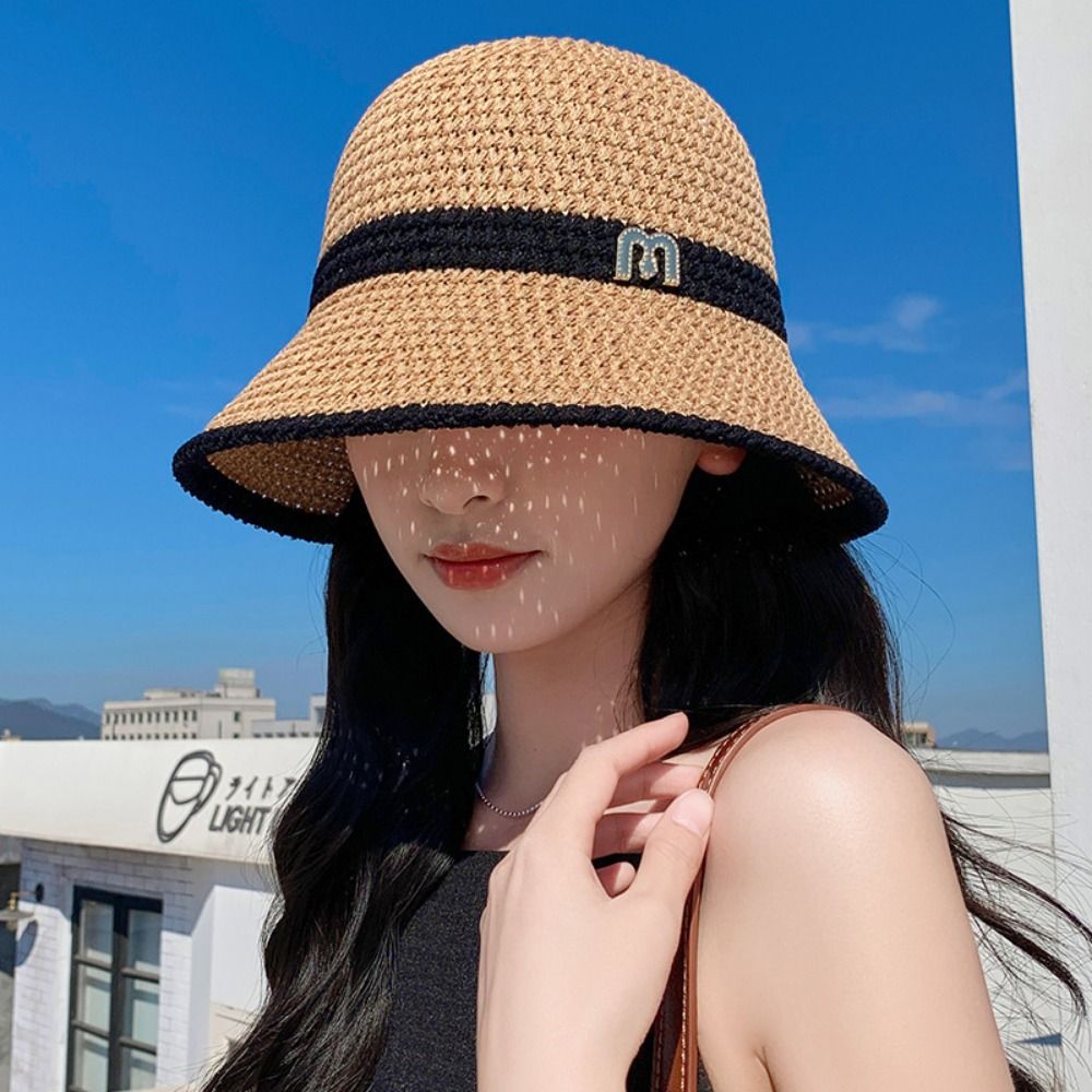 Elegant Bow Fisherman Hat Fold - đánh giá và giá Bucket Hat Straw